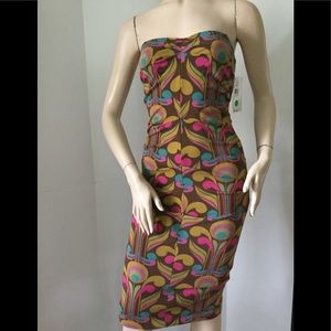 Nicole Miller So Soft  Strapless Dress NWT Sz. S